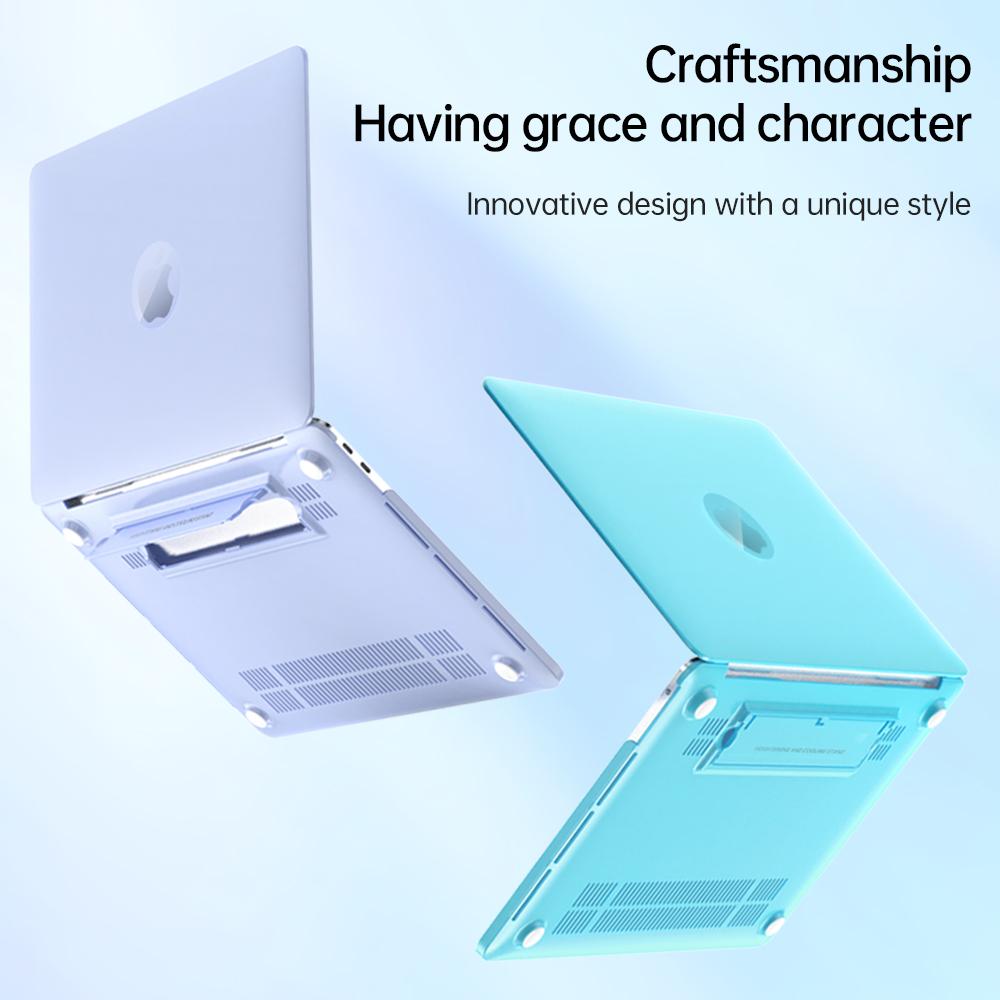 For MacBook Pro 16 inch (2024) (2023) (2021) (A2485/A2780/A2991) Case Kickstand Heat Dissipation Laptop Cover