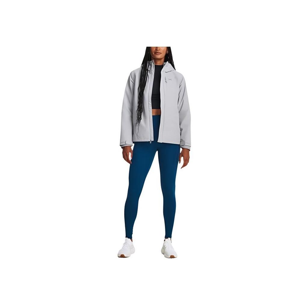 Under Armour Expanse Waterproof Outdoor Long Sleeve Jacket Women Jacket Summit-White 1387688-110
