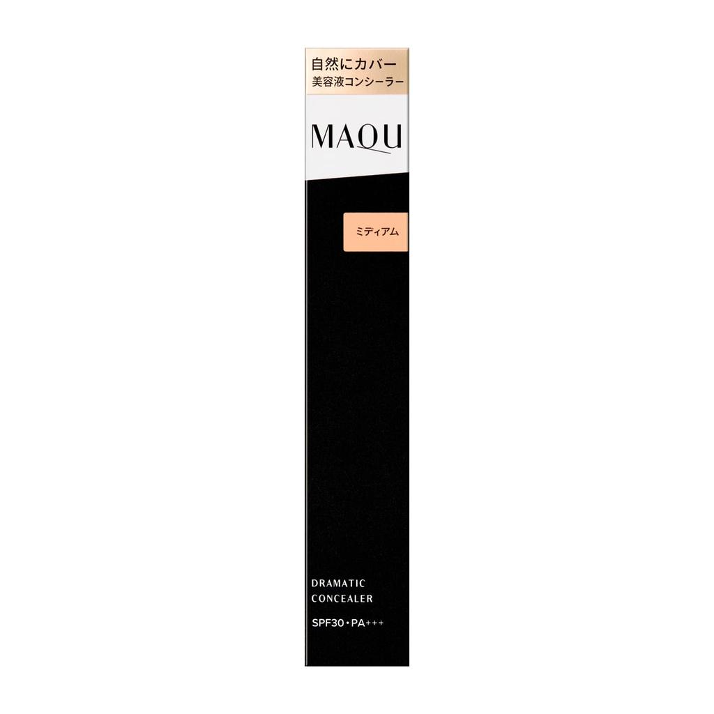 MAQUILLAGE Dramatic Concealer Medium 8g SPF30 Concealer Cream Base Coverage for Age and Dark Circles Moisturizing Shiseido PA+++ Fragrance-Free