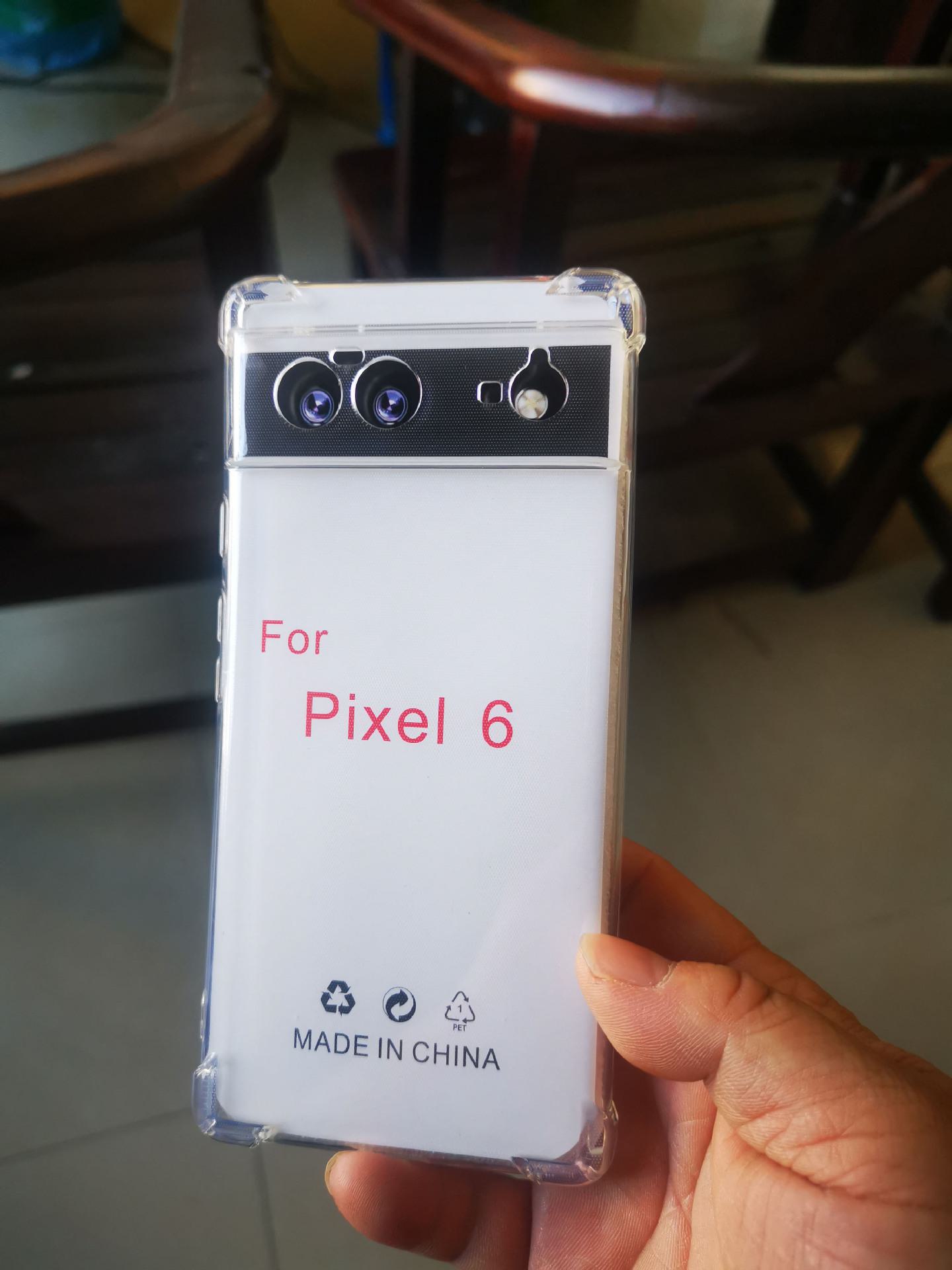 

Чехол для телефона PIXEL Anti-Fall Luxury - однотонный, модный дизайн Google Pixel 6 Pro прозрачный