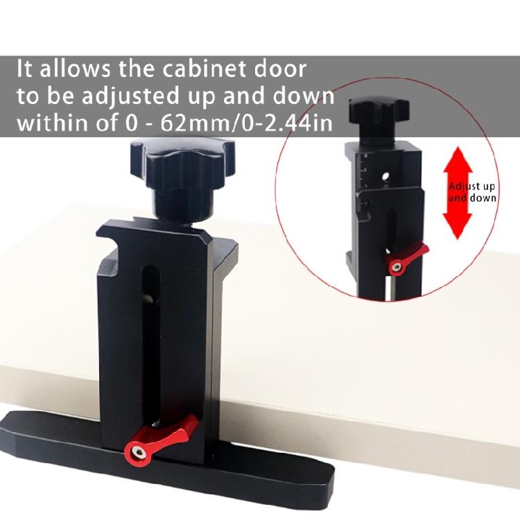 Adjustable Cabinet Door Installation Jig Leveling Device For Home Renovation Projects Woodworking Mounting Support Clamp