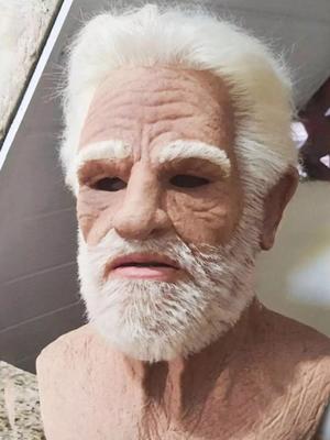 Halloween Alte Mann Maske Realistische Wechselfälle Simulation Vollgesichtsmaske Rollenspiel Schulparty Versammlung Spiel Kopfbedeckung