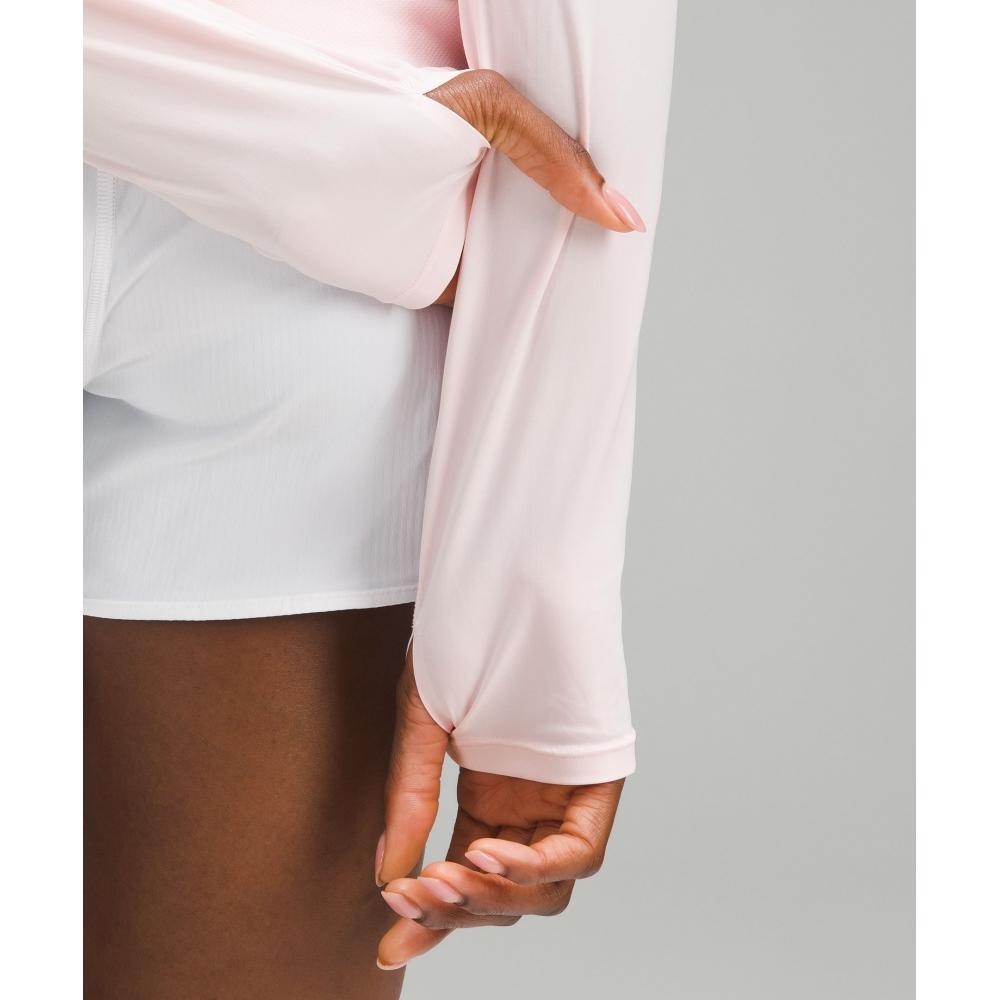 Lululemon Mesh Panelled Running Long Sleeve Shirt Strawberry Milkshake