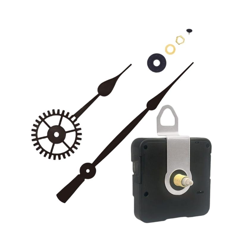 Quiet Clock Movement Kits Battery Operated Quartzs Clock Mechanism with Metal Clock Hands for Wall Clock Repair Parts