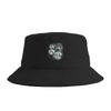 Epic Three Wolves Howling At The Moon 80s Poster Style Wolf Bucket Hat Street Style Fisherman Caps Fashion Vacation Sun Hats