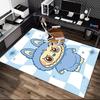 1pc LABUBU Rug, Digital Printed Home Chair Sofa Mat, Durable Office Area Carpet, Beautiful Festival Decorations