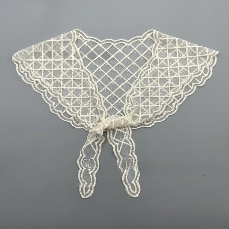 Silk Scarf Summer Lightweight Lace Floral Wrap For Women