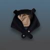 Breathable Head Cover with Button for Outdoor Sports Adjustable Hat with Horn Moisture Wicking Hat for Outdoor Activity