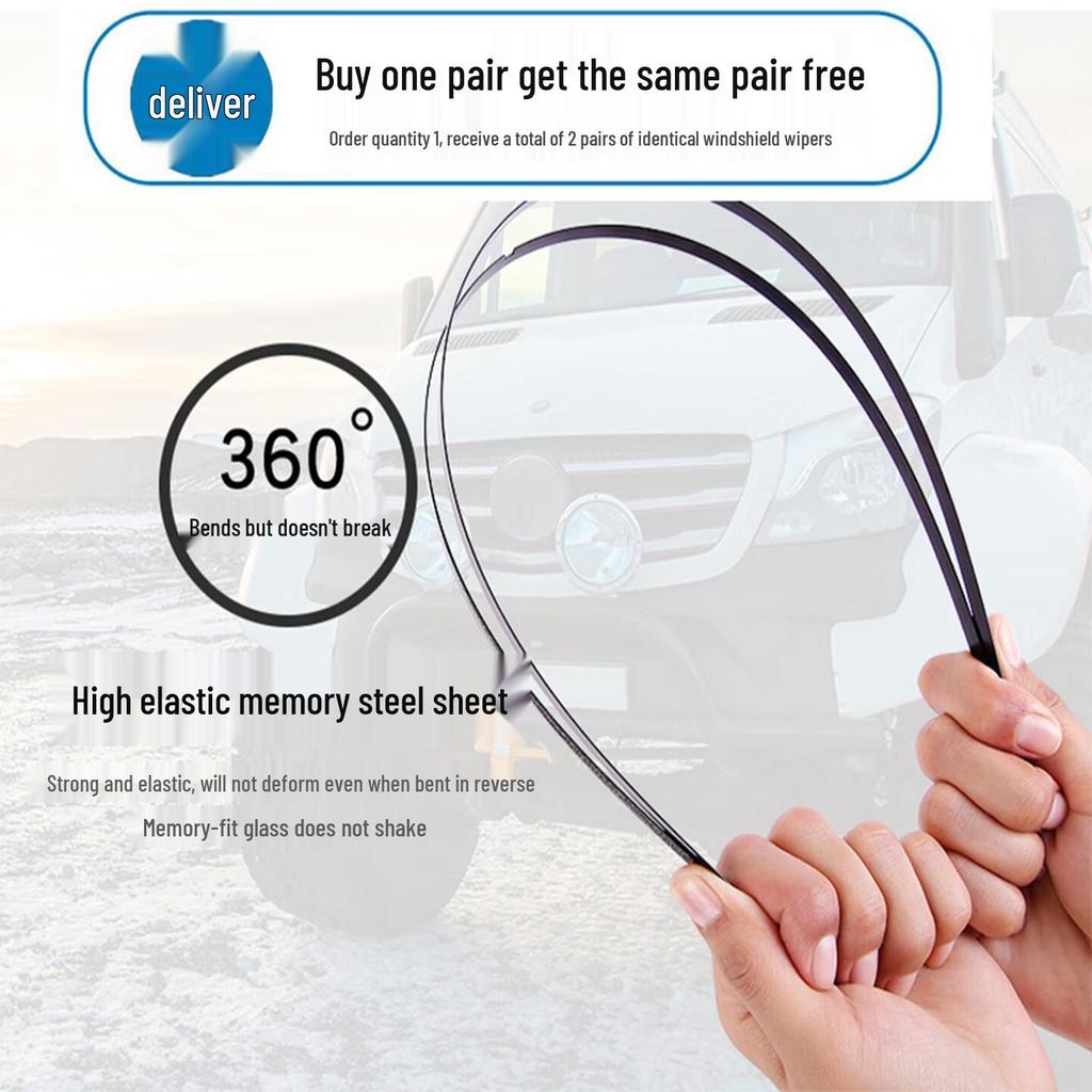 Frameless Double-Sided Tape Wiper for Lynk & Co 01-06 Rain