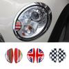 2ks Nálepky na ozdobu trysky světlometu pro Mini Cooper S One Clubman R55 R56 R57 R58 R59 Countryman R60 Car