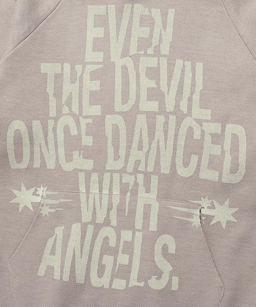 NICEGHOSTCLUB Even The Devil Knit Hoodie_Beige(Ng2Esuk610A)