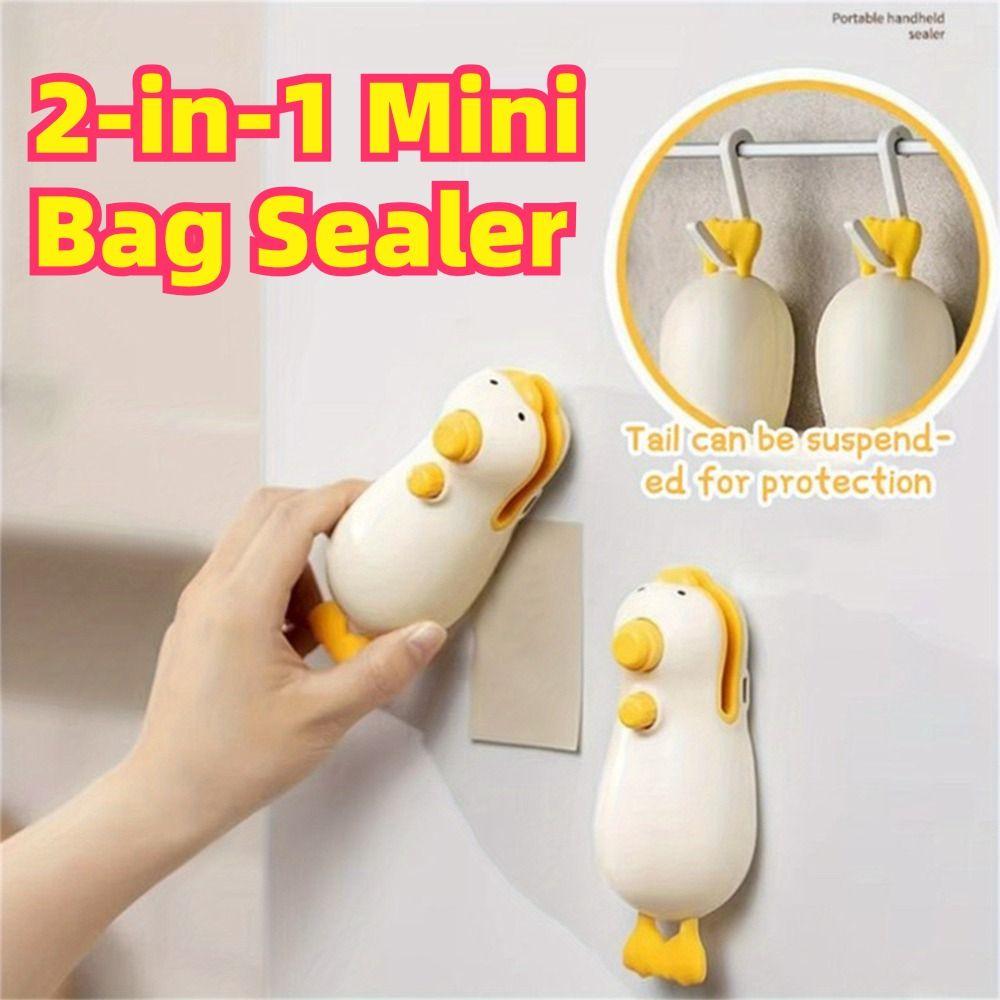 2 in 1 Magnetic Heat Sealer Handheld Sealing Machine Cute Mini Bag Sealer