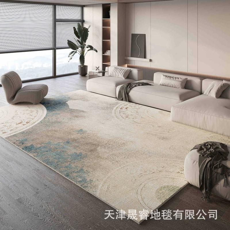 Soft Crystal Velvet Area Rug Living Room Sofa Coffee Table Bedroom Study Modern Geometric Washable