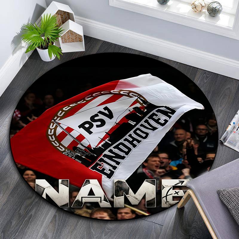 Custom Name,PSV pattern round rug,Carpet Rug for Living Room Bedroom Playroom ,Non-slip Floor Mat,Holiday Gifts and Birthday Gifts.