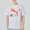 Puma Classics Logo Interest Tee Men Tops White 536344-02