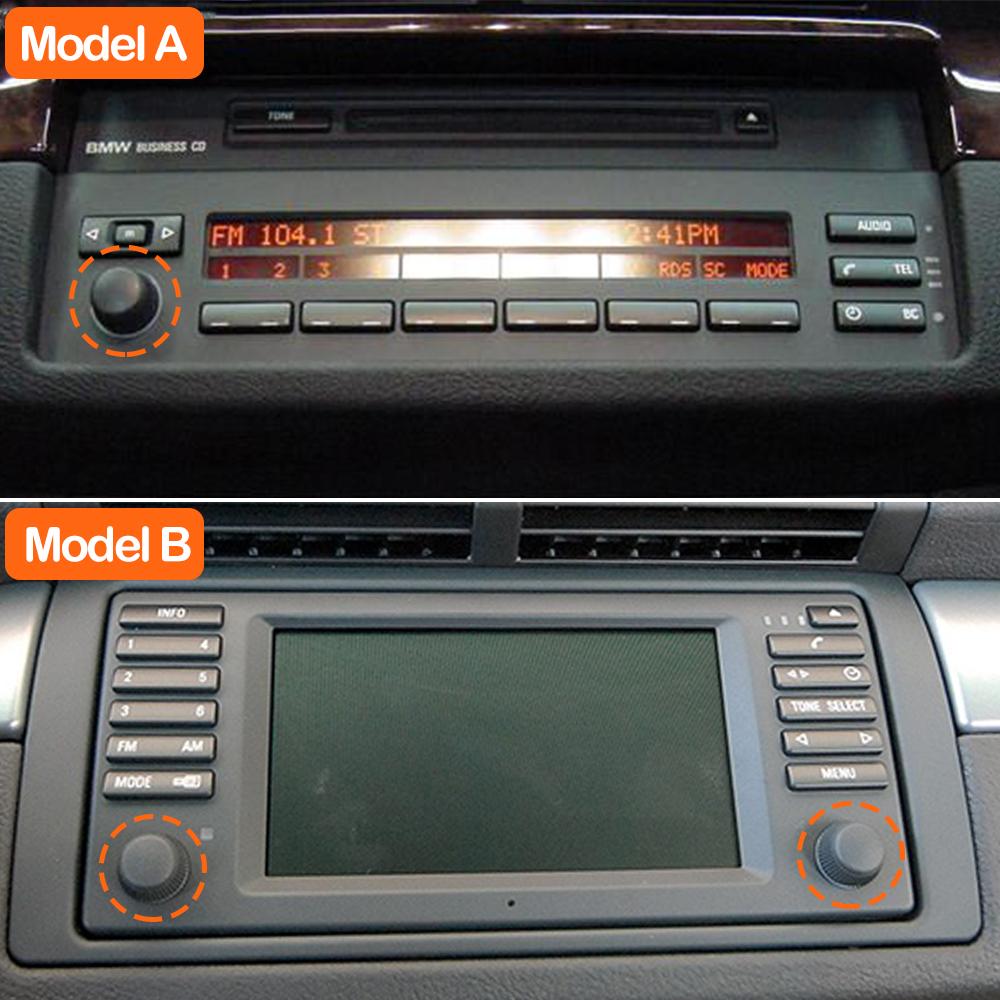 Car Dashboard Radio CD Player Audio Volume Rotary Switch Button Knob For BMW X5 5 7 Series E53 E39 E38 65828372162 65528385458