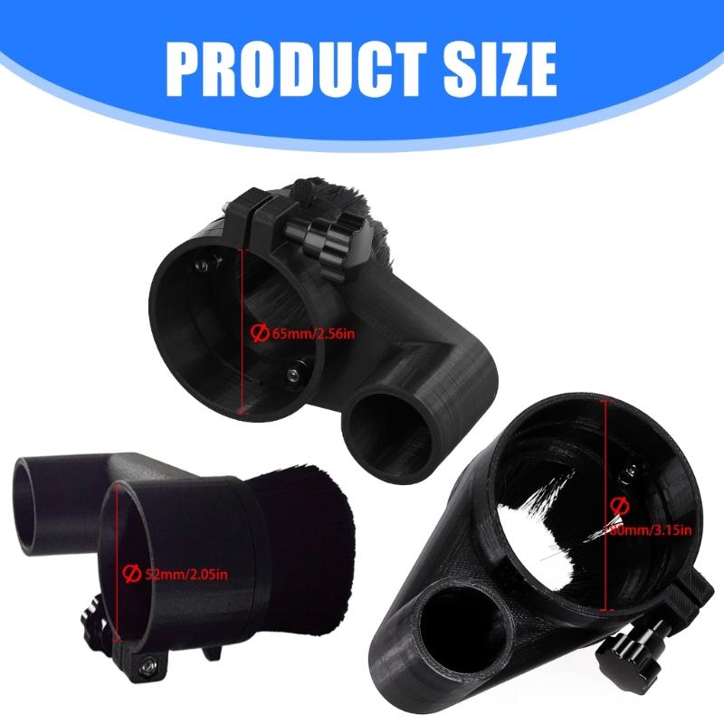 Engraving Machine Accessories Spindle Brush Dustproof Brush Vacuum Cleaner Spindle Dust Shoe Cover 65mm/52mm/80mm