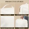 Travel Jewelry Organizer Bag Transparent Zippered Velvet Pouch Earring Ring Necklace Storage Case with Detachable Pages
