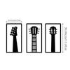 3pc/set Metal Wall Art Sculpture Decorative Musical Instrument Wall Sculpture Decor Music Style Metal Wall Decoration Music Sign
