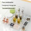 Yiyi Gou Cosmetic Storage Box with Dividers - Jewelry, Lipstick, and Mask Organizer for Dormitories and Dressing Tables