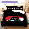 AZ Alkmaar Logo Bedding Quilt Set Quilt Cover Pillowcase Home Decoration Birthday Gift (1 * Duvet Cover + 2 * Pillowcase, Without Core)