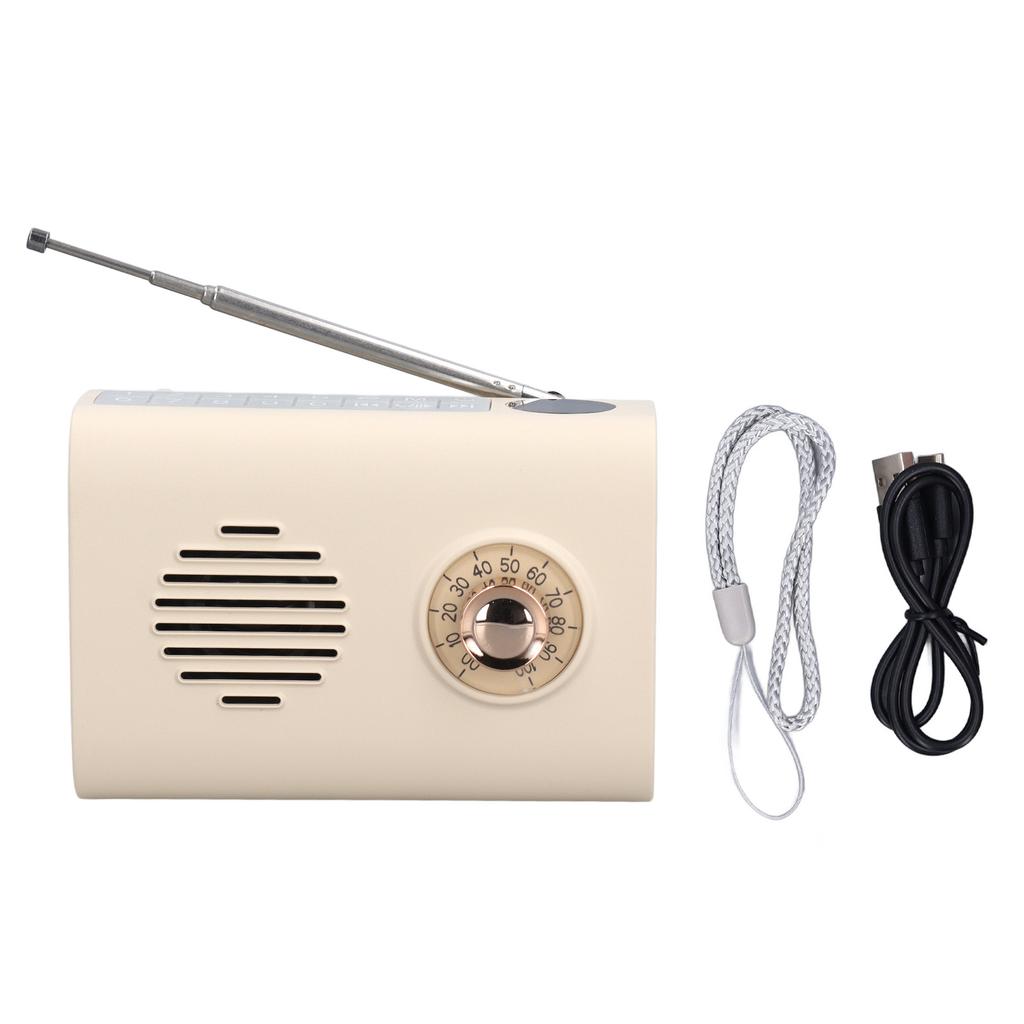 Miniature Bluetooth Speaker Portable Bluetooth Radio Solar Powered Wireless Speakers with Light for