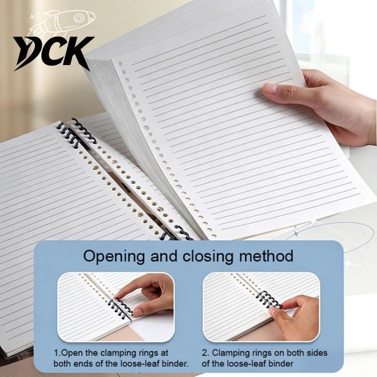 Spiral Bound Planner for School A5 Notebook, Lined /Horizontal Grid/Blank Inner Page, Professional Sketching Notebook Morandi Solid Color