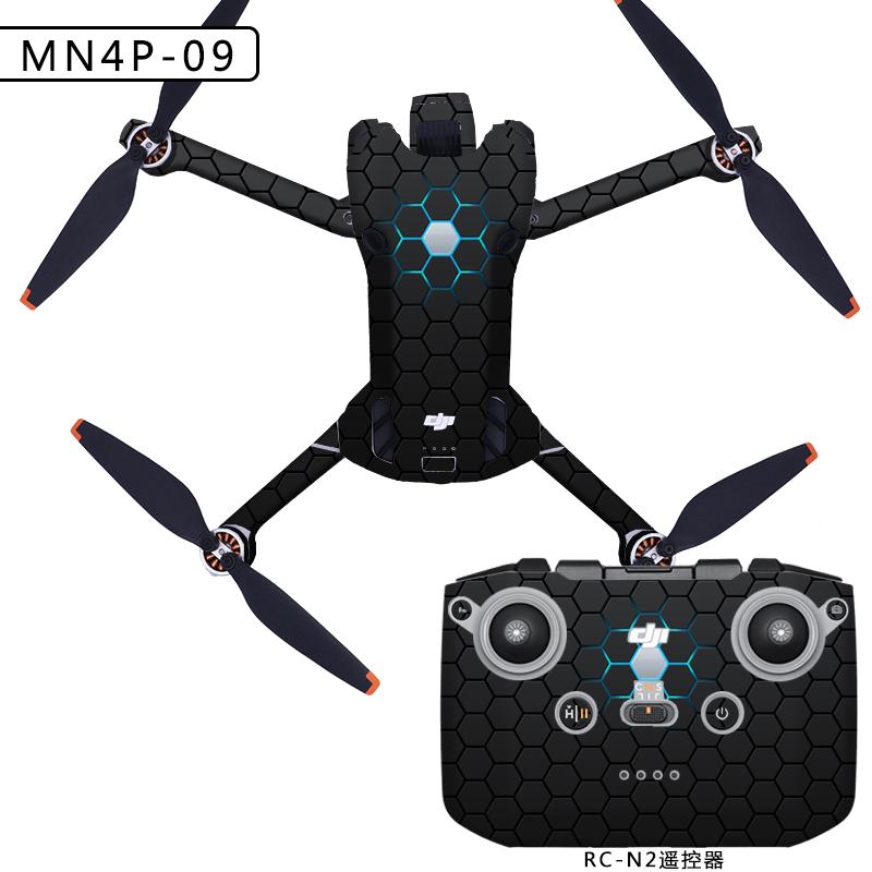 PVC Stickers For Mini 4 Pro Protective Film Waterproof Remote Decals Full Cover Skin For DJI Mini 4 Pro Drone Accessories