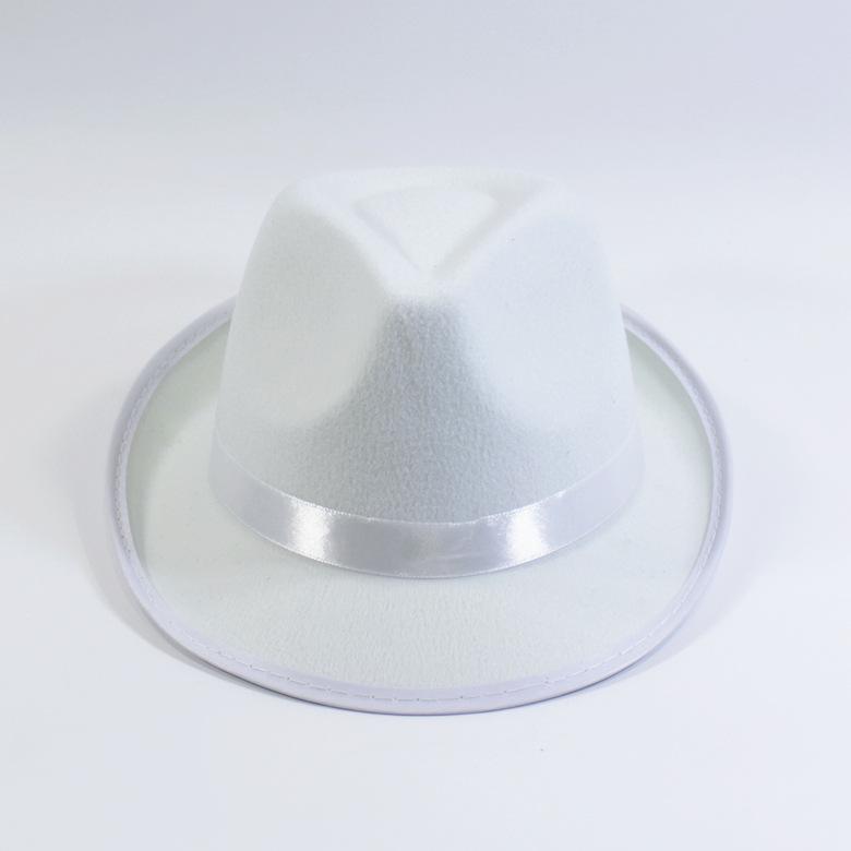 Magician Hat Lincoln Top Hat High Hat One-time Forming Felt Hat Stage Children s Performance Black Jazz Hat
