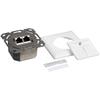 RJ45 LogiLink Cat.6 UP network socket, shielded PoE++, horizontal, flush-mounted