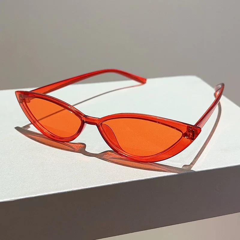 Vintage Small Frame Cat Eye Sunglasses Women For Men Trendy Sun Glasses Punk Luxury Brand Designer Retro Sexy Lady Shades Uv400