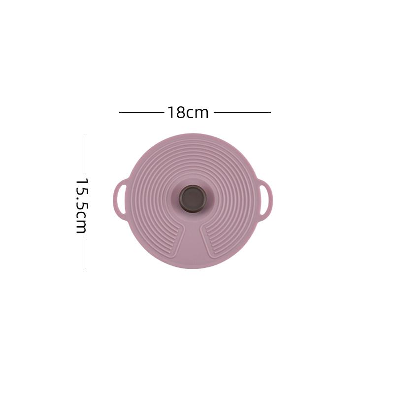 Heat Resistant Microwave Splatter Cover Silicone Fresh-Keeping Cover Boil Over Protector Boil OverUniversal Lid Leak Proof