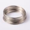 Memory Wire, for Bracelet Making, Steel, Platinum Color, 65mm, Wire : 0.5mm(24 Gauge), About 100 Circles/set