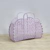 Large-Capacity Bag Hollow Jelly Portable Tote Bag Reusable And Easy Clean Basket