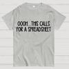 Oooh This Calls For A Spreadsheet Cotton Summer Casual Cool Loose T-Shirt