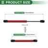 Motoforti Universal Lift Support Fensterdeckel Werkzeugkiste Gasdruckfeder 10"/254mm 45lbs/200N/20kg Rot, 2er-Set