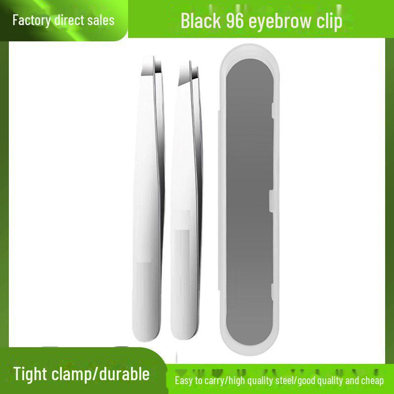 Pince à épiler de précision 96 pièces pour sourcils, barbe, cils et épilation - Outil unisexe