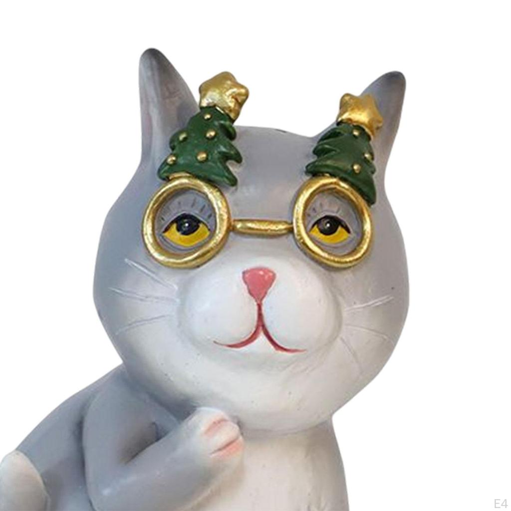 Cat Statue Home Decoration, Ornaments for Modern Decoration Large Animal Sculpture