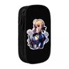 Saber Fate Stay Night Pencil Cases Pencilcases Pen Box Large Storage Pencil Bags School Supplies Zipper Stationery