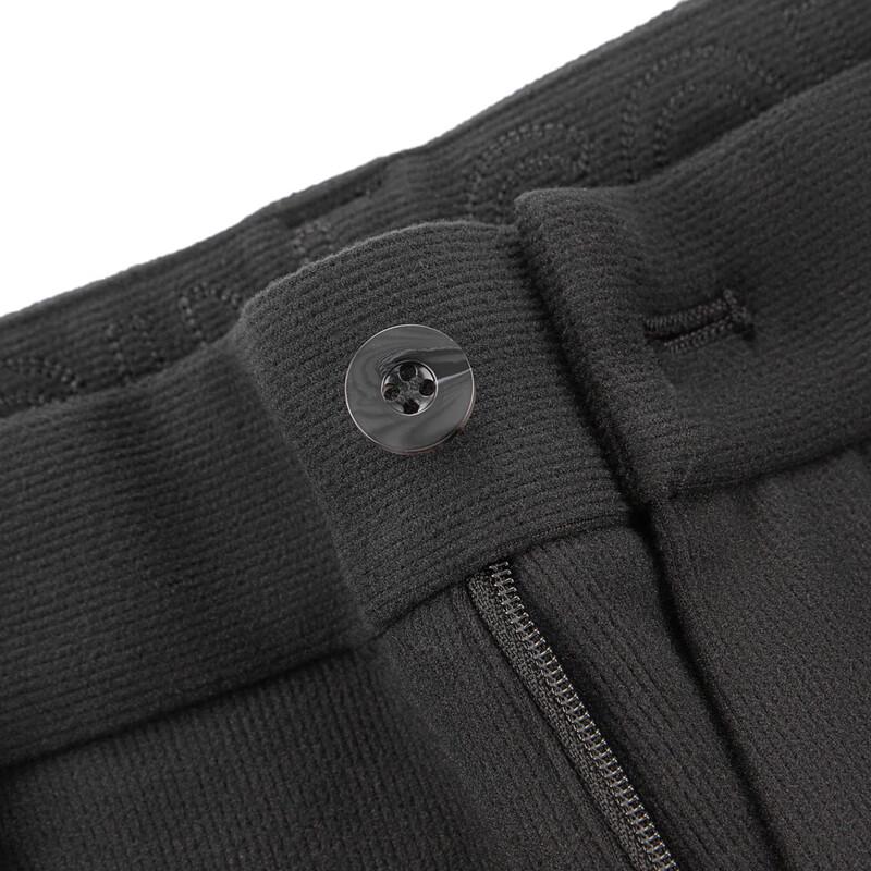 Qipai Men's Fleece-Lined Stretch Knit Casual Business Trousers