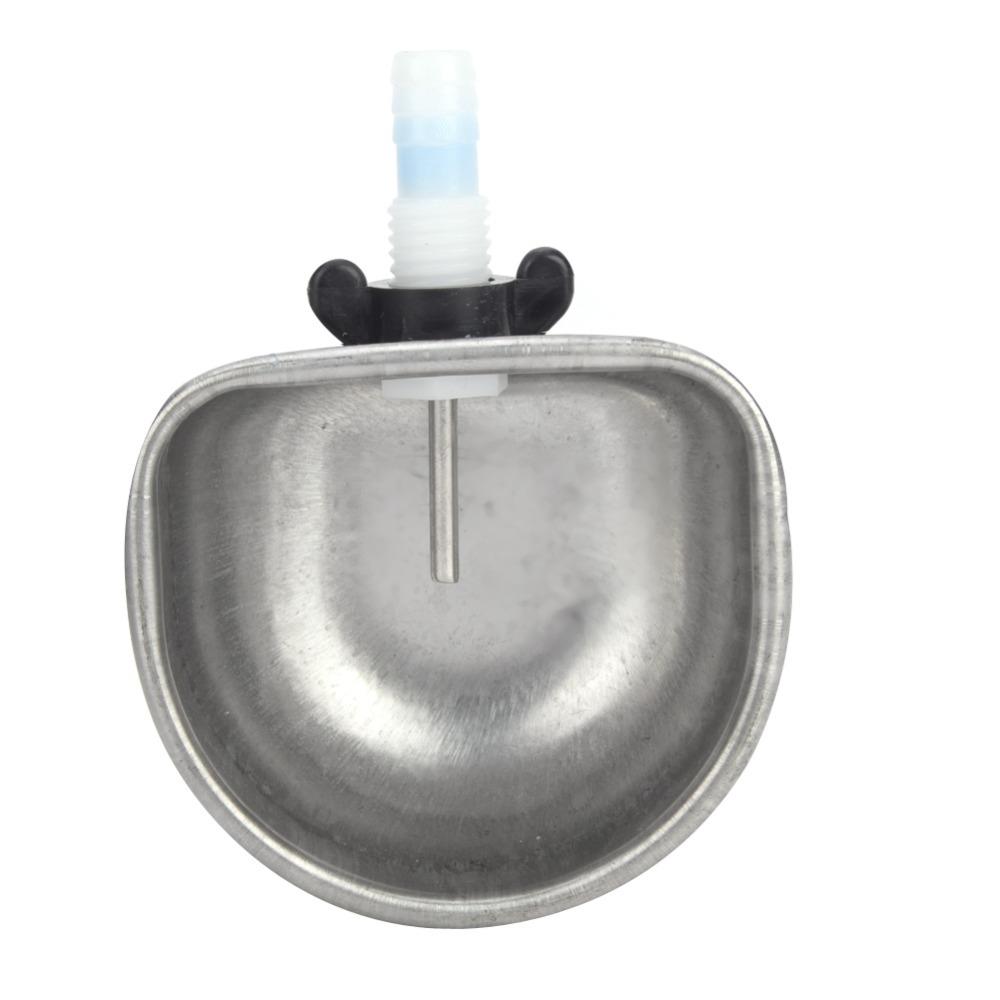 Plastic Stainless Steel Pet Drinker Stainless Steel Pet Water Bowl Small Animal Housing