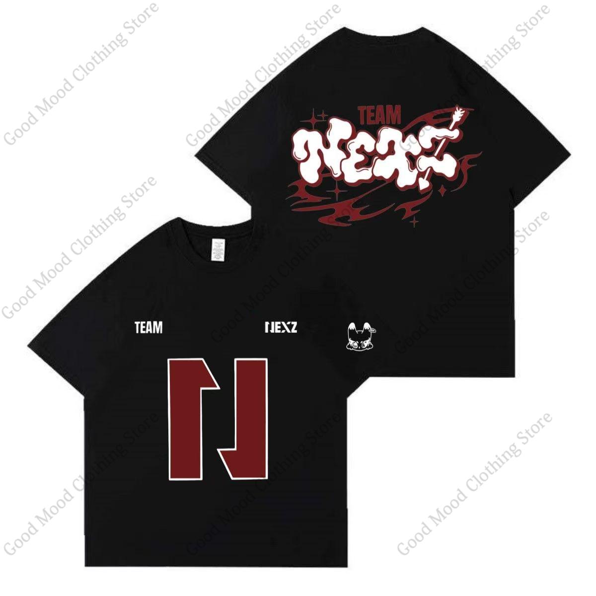 

NEXZ T Shirt LIVE TOUR 2026 Same Letter Print Tshirt Kpop Fashion Unisex Women Summer Comfortable Cotton Short Sleeve Tee Tops 3XL