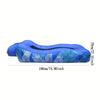 1-Person Tropical Print Quick-Inflating Beach Lounger - Durable Oxford Fabric, Self-Inflating Air Mattress for Camping, Festivals & Outdoor Relaxation