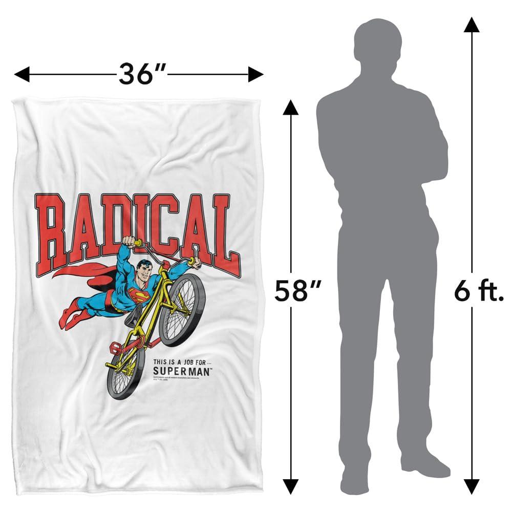 Superman Radical Biker Soft Touch Blanket