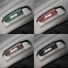 New Leather Car Roof Armrest Pull Cover Handle Gloves Protection For Jeep Renegade Wrangler JK Gladiator Grand Cherokee Compass AKV1