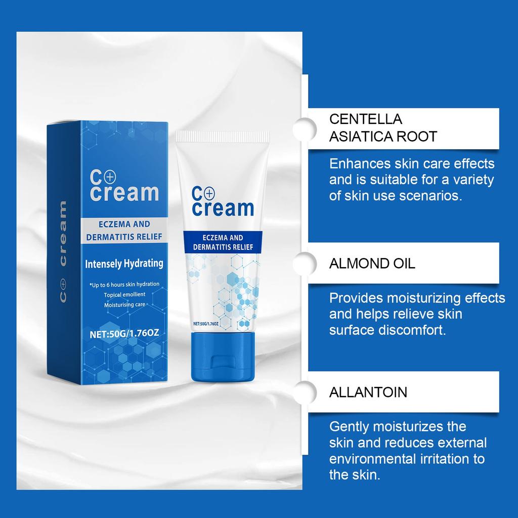Multifunctional Care Cream Relieves Eczema And Skin Inflammation, Deeply Moisturizes The Skin And Promotes Skin Barrier
