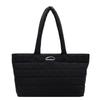 Large Capacity Bag Women's New Casual Fashion Versatile Shoulder Bag Simple Solid Color Down Bag