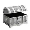 Antique Small Pirate Treasure Chest Wedding Jewelry Gift Box Zinc Alloy Storage Case