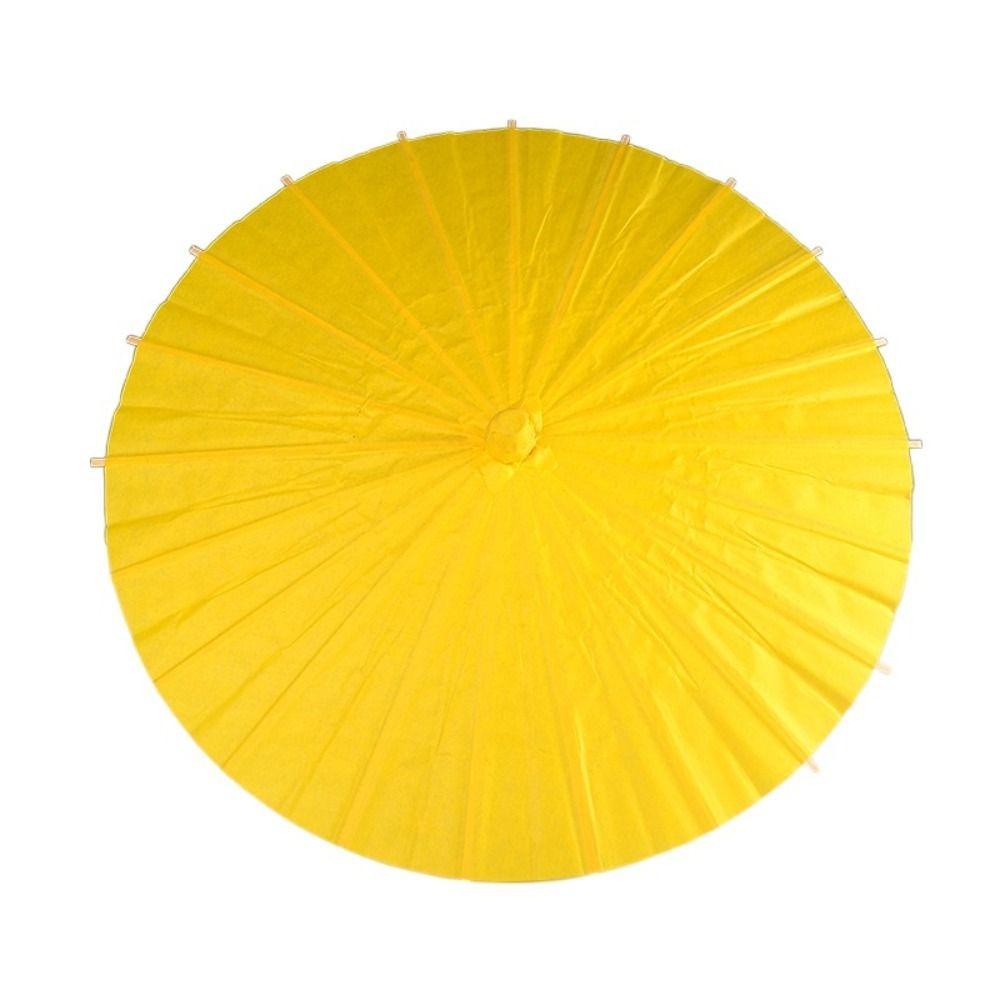 Traditional Handmade Paper Umbrella Vintage Classical DIY Painting Paper Umbrella Colorful Oil Paper Umbrella Home