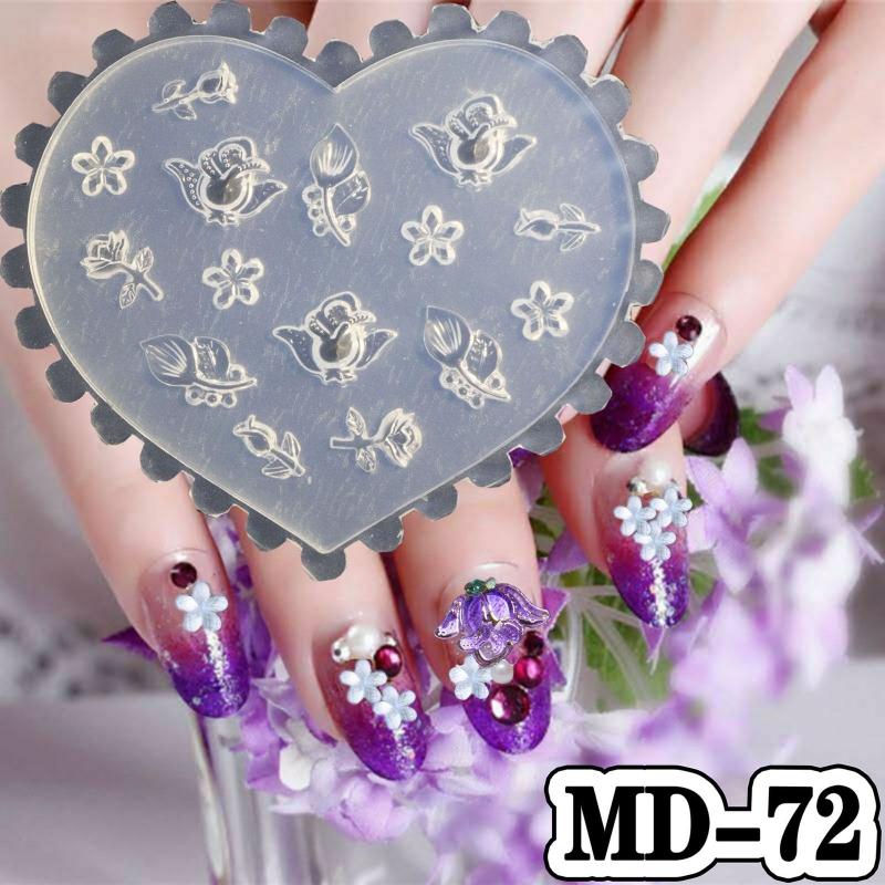 DIY 3D Silicone Nail Art Decortive Design Mold Nail Art Making Tools Mould